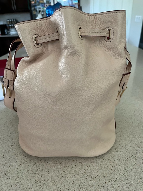 Tory Burch Soft Leather Drawstring Crossbody Bucket Bag main image 5